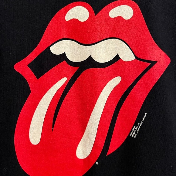 Vintage The Rolling Stones Red Black Iconic Tongue T-shirt 2002 Men’s Medium - Picture 3 of 5
